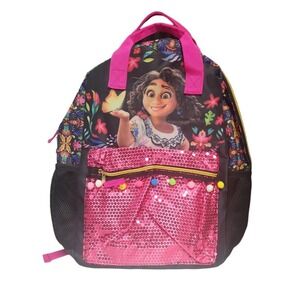 Encanto Kids Mirabel Sequin 17" Laptop Backpack, New With Tags